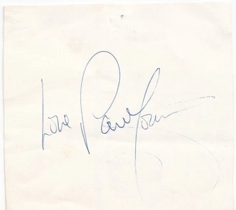 Paul Young signed autograph page 1980s English singer Q-Tips No Parlez Cover