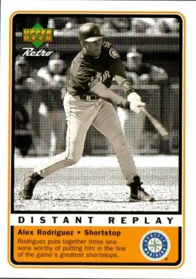 1999 Upper Deck Distant Replay Retro #D7 Alex Rodriguez Seattle Mariners - Image 1 of 2