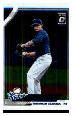 2019 Donruss Optic The Rookies #7 Jonathan Loaisiga New York Yankees - Image 1 of 2