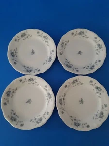 Johann Haviland Blaue Girlande 6-1/4" Brotteller Bavaria Germany 4er Set (E8) - Bild 1 von 4