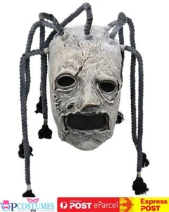 Slipknot Braid Corey Taylor Latex Face Mask Dreadlock Costume Halloween - Picture 1 of 6