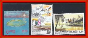 COCOS IS = CHRISTMAS 1979/90 MNH BIRDS, RELIGION, YACHTS, MAPS - Picture 1 of 1