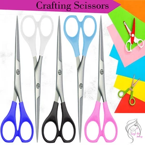 Paper Crafting Hair Cutting Sharp Scissor Dress Cloth Cutting Sewing Knitting - Picture 1 of 10