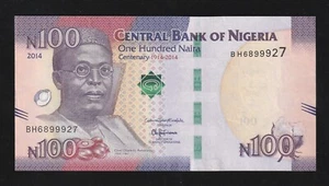 Nigeria 100 Naira, 2014, P-41a, Commemorative Uncirculated Banknote - Picture 1 of 2
