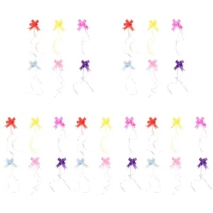 5 Pieces Hochzeitsauto-Dekorationsbogen Glänzender Schleifenknoten - Afbeelding 1 van 12