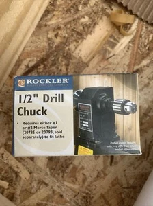 New Rockler 1/2” Lathe Drill Chuck 20777 NIB - Picture 1 of 1
