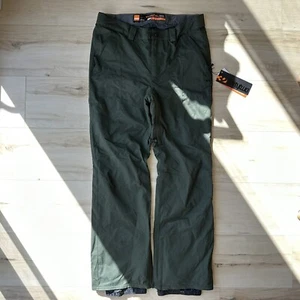 ThirtyTwo Men’s Snowboard Pants Repel 10k Essex MID Straight Chino FORREST ￼ XL - Picture 1 of 12