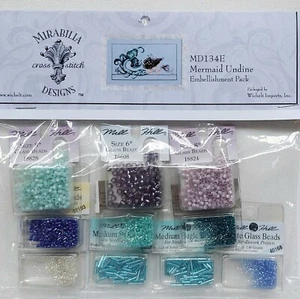 Mirabilia Mermaid Undine Cross Stitch Embellishment Pack MD134 - Picture 1 of 11
