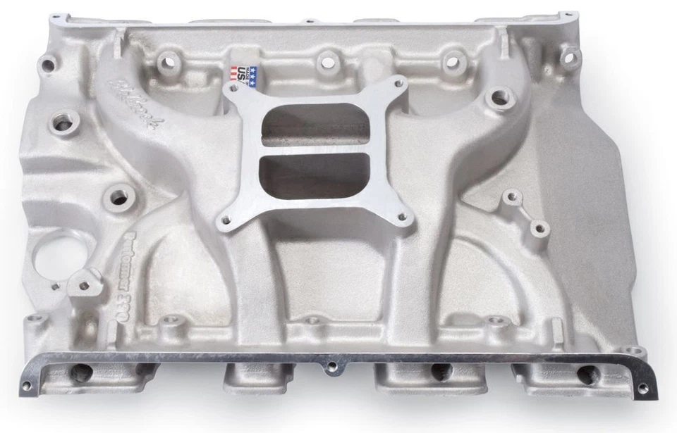 Colector de admisión Edelbrock Performer 390 para Ford FE, acabado satinado Foto 1 de 1