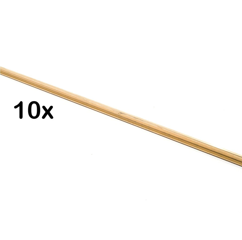 Gleis-Einzelprofil Messing 1,80 m 10 Stück Spur G Gartenbahn Zubehör Gleisbau - Bild 1 von 1