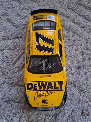 MATT KENSETH ROBBIE REISER DUAL AUTOGRAPHED '07 LE DEWALT 1:24 DIE CAST PROOF - Image 1 of 4