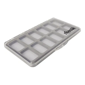 Aventik Super Slim Transparent Fly Hook Box Foam Magnetic Pad Fishing Tackle Box - Picture 1 of 28
