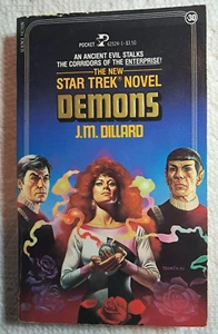 J M Dillard Demons Star Trek 30 Vintage classic sci fi pocket paperback 1st 1986 - Picture 1 of 3