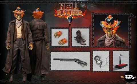 New Thunder Toys TD2023A  1/6 Ghost Rider Hell Ranger Carter Slade Single Head Cover