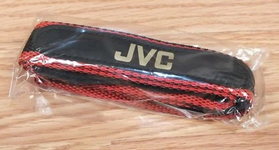 Replacement Genuine JVC Black & Red Nylon Strap For Camcorder / Camera **NOS**  - Image 1 of 4