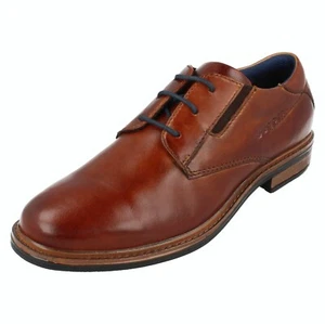 Scarpe stringate intelligenti uomo Bugatti in pelle comfort aderenti larghe 313-A8Z01-4000 - Foto 1 di 10