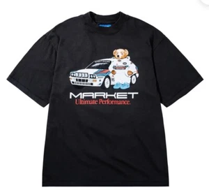 NEW! Chinatown Market Ultimate Rally T-Shirt Washed Black Brand NWT Medium - Picture 1 of 9