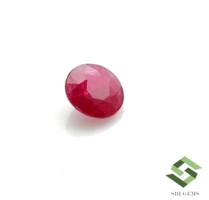 6.25 mm Certified Natural Ruby Round Cut 0.95 CTS Mozambique Loose Gemstone - Picture 1 of 7