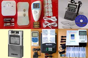 EMS TENS Gerät Reizstrom Geräte mit Elektroden Pads Schmerztherapie Muskelaufbau - Bild 1 von 12
