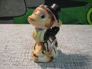 Süßer anthropomorpher Affe Zylinderhut Gentleman Salzstreuer Figur Japan - Bild 1 von 6