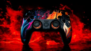 PS5 eXcluziv3 Gaming Controller Lava Blast Edition! ähnl. Scuf, AIM, Kings - Bild 1 von 15