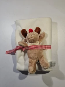 Ergee Kuscheldecke mit Kuscheltier Plüschtier Elch unbenutzt - Bild 1 von 3