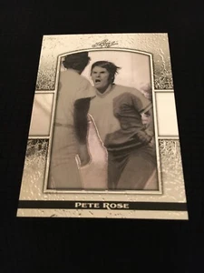 2011 Leaf Metal National Pete Rose Card # P3- # 223/300 - Picture 1 of 2