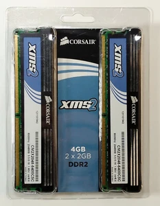 Corsair XMS2 4GB (2X2GB) DDR2 Desktop Memory Dual-Channel RAM CM2X2048-6400C5C - Picture 1 of 5