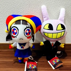 The Amazing Digital Circus Pomni Jax großes Plüschtier Puppe 2er Set Schule Ver. NEU - Bild 1 von 2