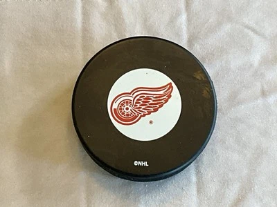 Detroit Red Wings Vintage Inglasco Official Licensed NHL Puck - Image 1 of 2