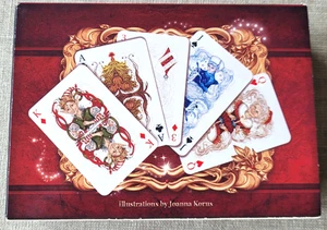 Feliz Navidad Muy RARO Juego de Cartas Doble Baraja 54 Completo Trefl Polonia - Imagen 1 de 16