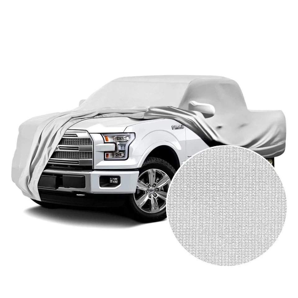 For Dodge Ram 3500 95-97 Satin Stretch Indoor Pearl White Custom Car Cover — 第 1/4 张图片