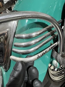 Harley Panhead Sergeant Stripe Sargent Stripe Fender Trim EL FL OEM ! 1949 1950 - Foto 1 di 14