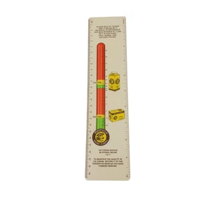 Vintage Mayfield Dairy Farms Lineal - Ernährung & Temperatur Guide - Bild 1 von 10