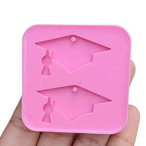 Graduation Cap Mold Grad Earrings & Jewerly Making Mold - Picture 1 of 2