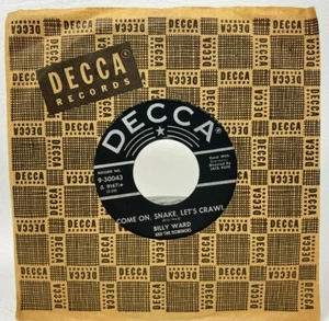 BILLY WARD Will You Remember / Come On, Snake, Let's Crawl 45 DECCA 9-30043  - Picture 1 of 4