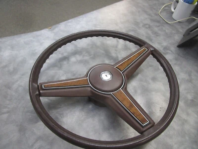 1978-1987 PONTIAC GRAND PRIX LEMANS BONNEVILLE STEERING WHEEL BROWN 2 - Image 1 of 4