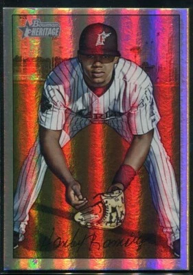 2007 Bowman Heritage - #96 Hanley Ramirez Miami Marlins  - Image 1 of 3