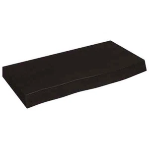 Wandregal Dunkelgrau 60x30x6 cm, Massivholz Eiche, robust & stilvoll, ideal für - Bild 1 von 11