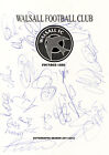 Walsall - Multi Signed A4 Page - By 19 Players 2011/12 - Football