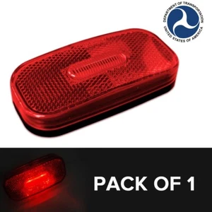 12V 3.9" Red Light LED Side Marker Clearance Lights RV Trailer Campervan Truck - Picture 1 of 8
