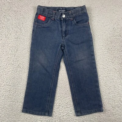 Pantalones de mezclilla Rocawear niños pequeños 3T lavado oscuro ajustables calle informal patín Foto 1 de 4