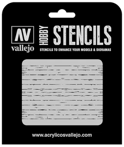 Plantilla de aerógrafo Vallejo ST-TX006 textura madera número. Eff de textura 1 125 x 125 mm - Imagen 1 de 1