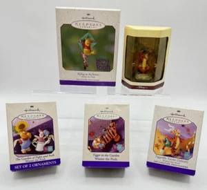 Hallmark Keepsake Easter Spring Ornament Winnie the Pooh Piglet Tigger Lot Of 5 - Picture 1 of 8
