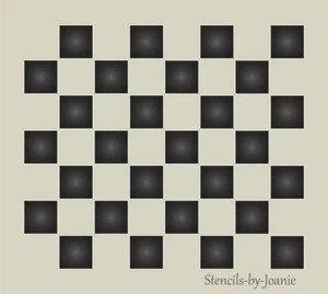 Stencil Country Family Game Board Checkerboard Signs 1" Check DIY Craft Signs - Picture 1 of 8