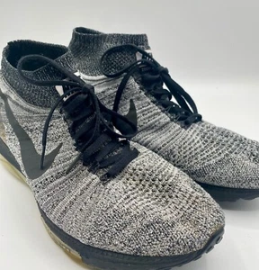 Nike Zoom All Out Flyknit Size 10 "Wolf Grey" Running Shoes Mid Top Lace Up Me - Picture 1 of 7