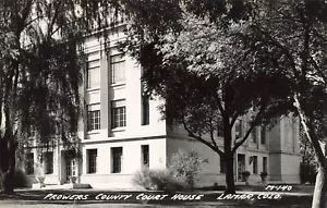 Cartolina vintage Lamar Court House Colorado foto reale RPPC LP01 - Foto 1 di 2