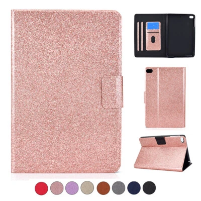 Funda con Brillo Abatible para iPad 9º 8º 7º 6º 5º Generación Cubierta con Soporte a Prueba de Golpes Foto 1 de 4