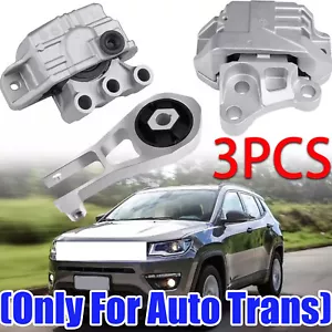 3PCS Motor Mount For Jeep Compass 2.4L 2017-2020 Renegade 2015-20 68363755AA - Picture 1 of 10