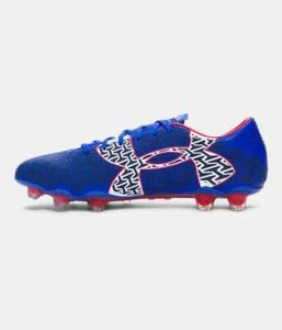 Under Armour Hombres UA CF Force 2.0 FG Azul y Naranja Talla 7.5 Hombre - Imagen 1 de 3